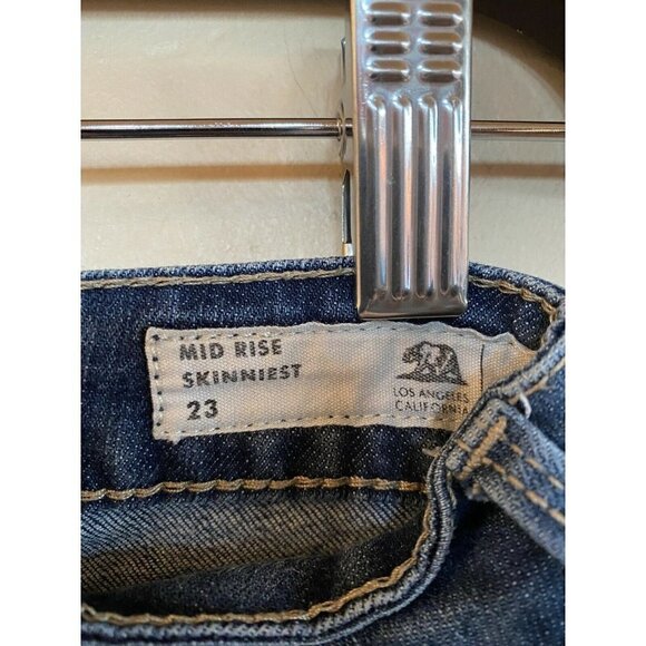 Bullhead Denim Jeans - Mid-Rise Skinniest Size 23 - Picture 4 of 5
